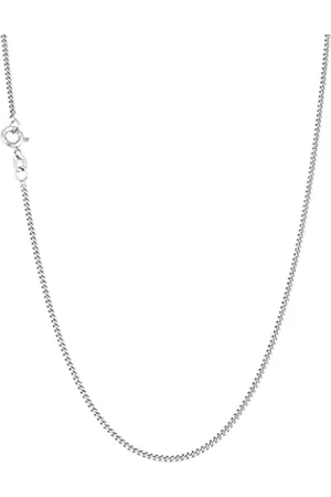 Amor Halsketten - Collier 925 Sterling Silber Unisex Damen Herren Halsschmuck, 50 cm, Silber, Kommt in Schmuck Geschenk Box, 2017692