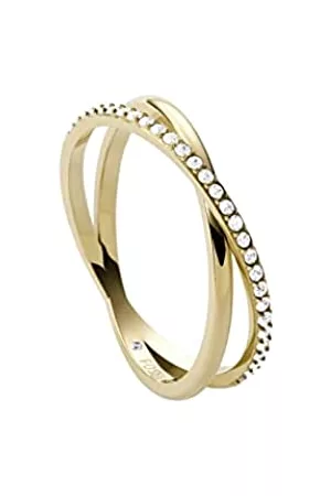 Fossil Damen Ringe - Damen Ring Edelstahl goldfarben, JF03752710