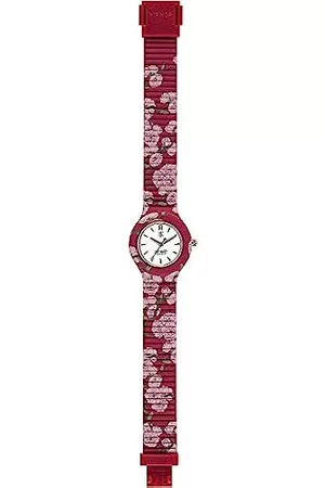 Hip Watches - Damen Armbanduhr HWU0863 - I Love Japan Kollektion - Silikonarmband - 32mm Gehäuse - wasserdicht - Quarz Werk - Cherry