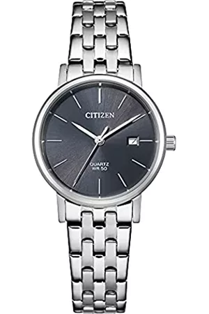Citizen Damen Damen Analog Quarz Uhr mit Edelstahl Armband EU6090-54A