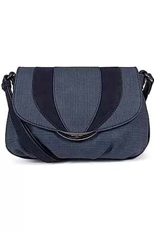 Hexagona Damen Handtaschen - Schultertasche Alva, blau, L : 24 x h : 15 x P : 9 cm