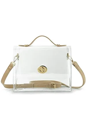 Transparente Taschen für Damen, modisch, PVC, Schultertasche für