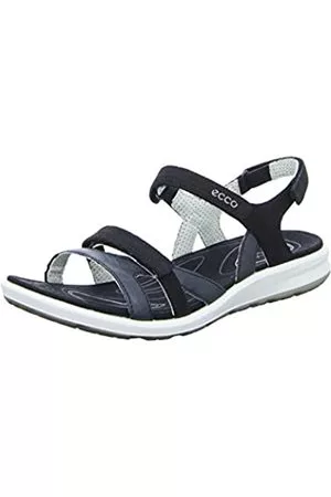 Ecco Damen Outdoorschuhe - Damen CRUISE II Flat Sandal, Schwarz (BLACK/BLACK), 40 EU