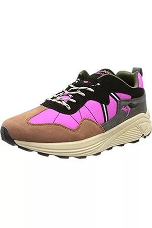 KangaROOS Unisex Dynaflow Sneakers, Steel Grey/pink