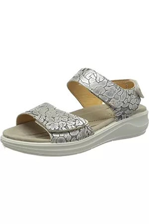 Jomos Damen Abano Slingback Sandalen, (Silbergrau 52-205)