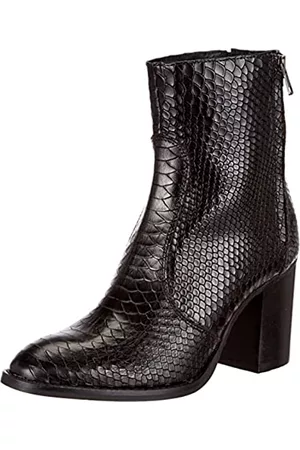 Hip Damen Stiefeletten - Damen D1965 Boots, Black, 39 EU