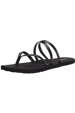 Volcom Damen Sandalen - Damen Easy Breezy II SNDL Wassersportschuh, Black Out, 35.5 EU