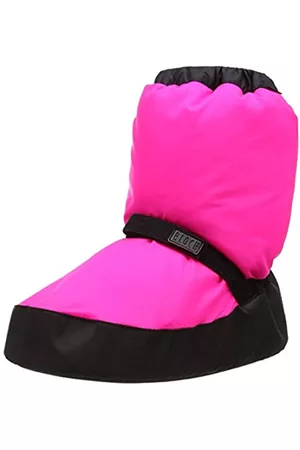 Bloch Damen Stiefeletten - Damen Warm Up Bootie Ballettschuhe, Fluorescent Pink, L