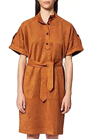 Mexx Damen Freizeitkleider - Womens Dress, Argan Oil (Brown), M