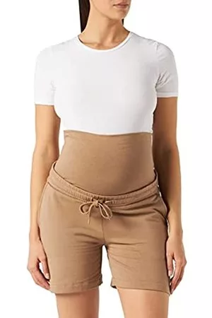 Noppies Damen Panties - Maternity Damen Over The Belly Helena Shorts, Pine Bark-P943, XXS