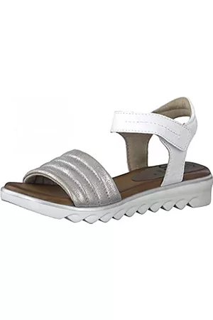Jana Damen 8-8-28602-28 Flache Sandale, LT.Grey, 38 EU