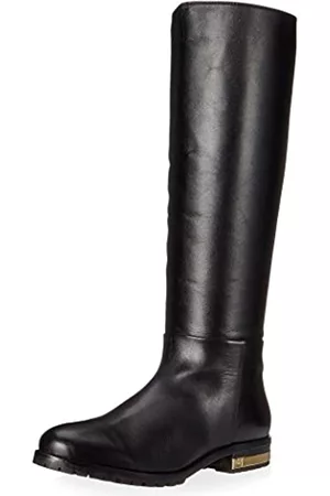 Dune Damen Taite, schwarzes Leder, 39 EU