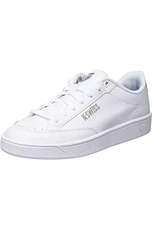 K-Swiss Damen Court ACE Sneaker, White/Pearlized, 39.5 EU