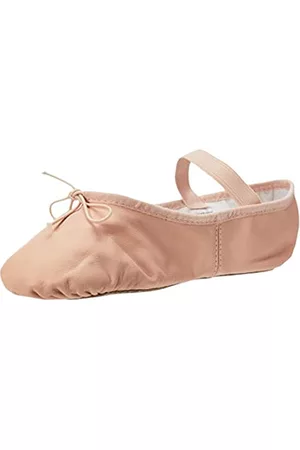 Bloch Dansoft Damen Ballettschuhe mit Vollsohle, Leder, Pink, 2,5 breit