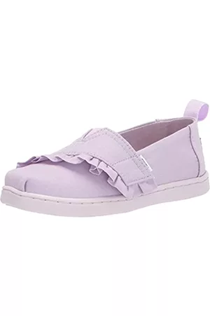 TOMS Jungen Mädchen Alpargata Flacher Slipper, Purpur, 21 EU
