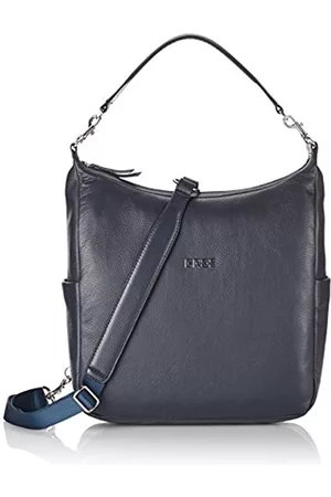 Bree Damen Handtaschen - Nola 6, blue, Damen Henkeltasche 206250006 32x10x23 cm (B x H x T), Blau (blue 250)