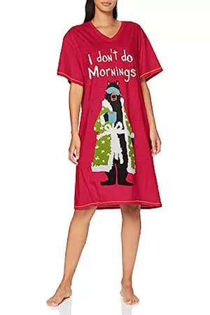 Hatley Damen Schlafanzüge - Damen Sleep Shirt Nachthemd, Ich Mache Keine Morgen, Einheitsgröße EU