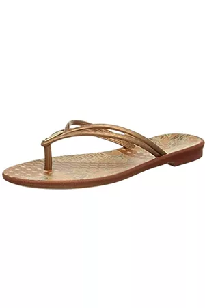 Grendha Damen CACAU AFETO RAST AD Zehentrenner, Bronze, 39 EU