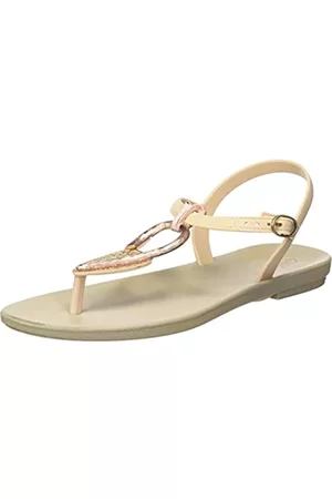 Grendha Damen UBA Decor Sand AD Sandale, Off White, 41/42 EU