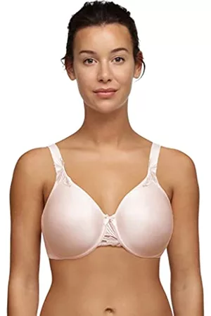 Chantelle Damen Soft BH's - HEDONA, Bedeckender Gemoldeter BH, Unnsichtbare Unterwäsche für Damen, 85C, Soft Pink New Design