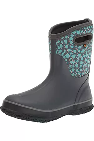 Bogs Damen Classic Mid wasserdichte Stiefel Gummistiefel, Tiermuster – , 40 EU