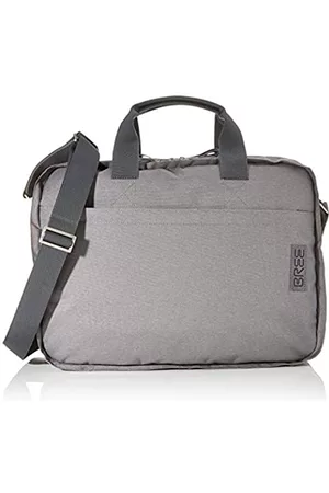 Bree Handtaschen - Unisex-Erwachsene Punch Style 67, Grey Denim, Briefca. S20 Umhängetasche Grau (Grey Denim)
