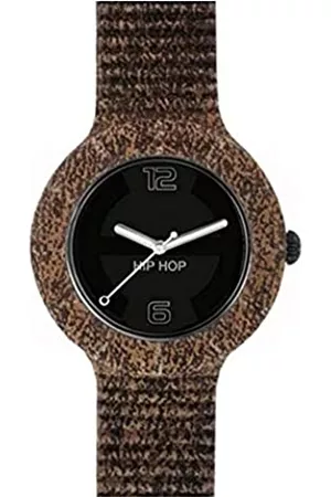 Hip Armbanduhr fur Mann Vintage mit uhrarmband aus silikon, Stoff, Werk TIME JUST - 3H QUARZUHR