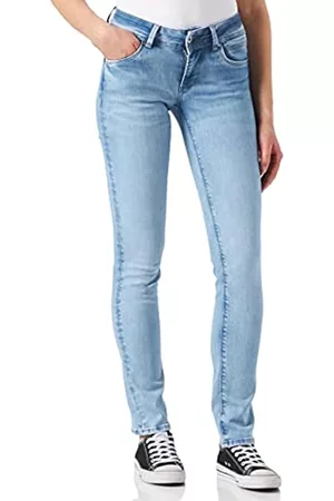 Pepe Jeans Damen Cropped Jeans - Damen Hose New Brooke, Blau (Denim-vw7), 26W / 34L
