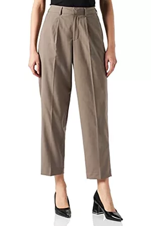 JACK & JONES Damen Chinos - JJXX Damen JJXX JXCHLOE REGULAR HW PANT NOOS Chino, Brindle, 27/30