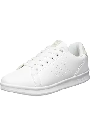 Hummel Sneakers - Unisex Busan Sneaker, White Marshmallow, 38 EU
