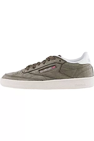 Reebok Damen Vintage Schuhe - Damen Club C 85 Vintage Gymnastikschuhe, Grün (Soapstonechalkpure Silver), 36 EU