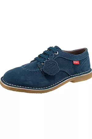 Kickers Damen Halbschuhe - Damen Kickkarma Oxford-Schuh, blau, 41 EU