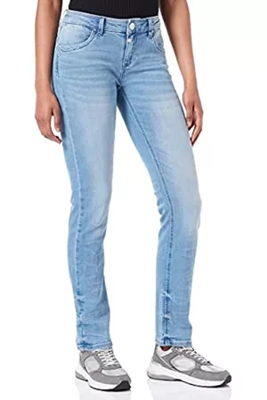 Timezone Damen Slim Jeans - Damen Slim MarahTZ, Maya Blue Wash, 27W / 30L EU