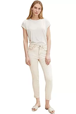 TOM TAILOR Damen Skinny Jeans - Damen Alexa Skinny Jeans 1030520, 11704 - Silver Ecru, 32W / 28L