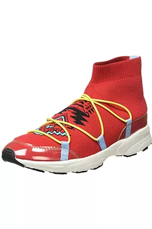 Desigual Damen Sneakers - Damen 19WSKK04306139 Sneaker, Red, 39 EU