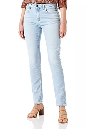 Replay Damen Cropped Jeans - Damen Marty Jeans, 10 Light Blue, 33W / 32L