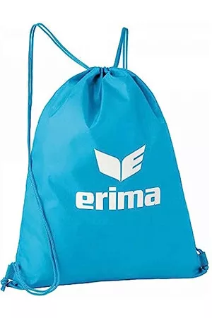 Erima Sporttaschen - Erwachsene Basic Funktions Turnbeutel, Curacao/Weiß, One Size