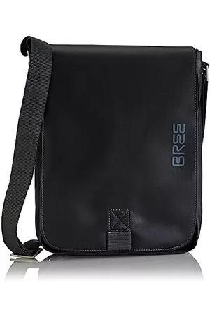 Bree Handtaschen - Pnch 52, black, shoulder bag S 83900052 Unisex-Erwachsene Schultertaschen 28x22x6 cm (B x H x T), Schwarz (black 900)