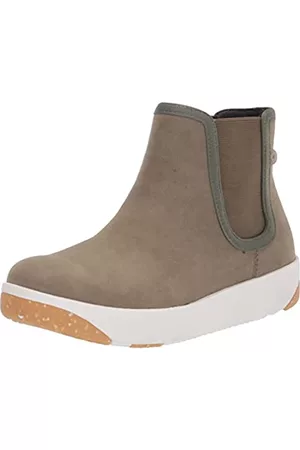 Bogs Damen Kicker Chelsea Lederstiefel Schneestiefel, Loden, 41.5 EU