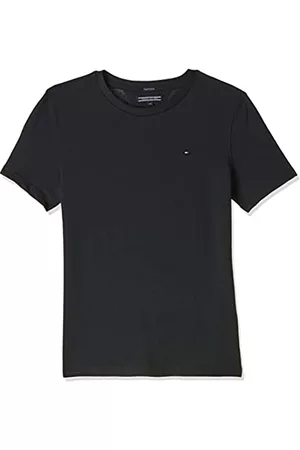 Tommy Hilfiger Jungen T-Shirts - Jungen T-Shirt Kurzarm Rundhalsausschnitt, Blau (Sky Captain), 8 Jahre