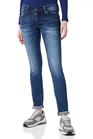Timezone Damen Skinny Jeans - Damen Tight AleenaTZ Skinny Jeans, Blau (Brilliant royal wash 3417), 27W / 30L