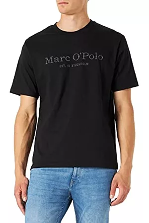 Marc O’ Polo Herren T-Shirts - MARC O’POLO Herren CASUAL T-Shirt, Schwarz(990), XS