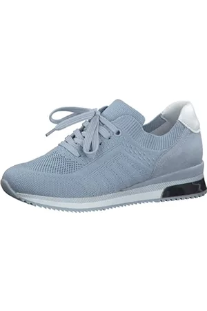 Marco Tozzi Damen Schuhe - Damen 2-2-23750-28 Sneaker, LT.Blue Comb, 42 EU