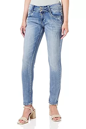 Timezone Damen Slim Jeans - Damen Enyatz Slim Jeans, (Summer Breeze wash 3382), W32/L34 (Herstellergröße:32/34)