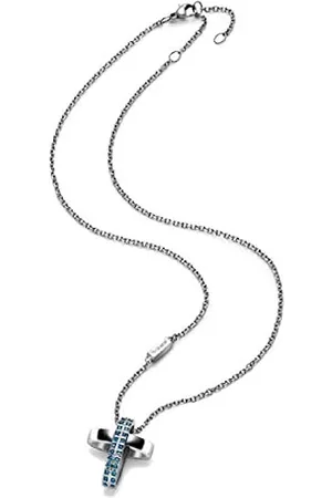 Breil Damen Halsketten - Halskette stahl Modell CHARMING CROSS für frau