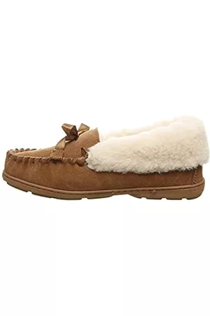 Bearpaw Damen Hausschuhe - Damen Indio Niedrige Hausschuhe, Braun (Hickory Ii 220), 37 EU