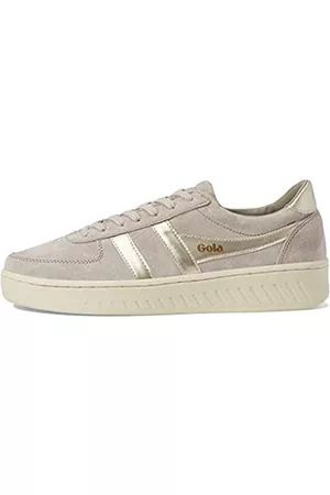 Gola Damen Sneakers - Damen Grandslam Pearl Sneaker, Grau-Feather Grey, 38 EU