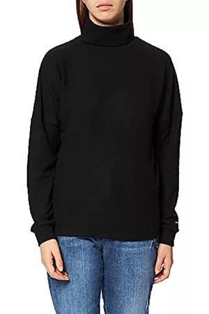 Mexx Damen Sweatshirts - Womens Sweatshirt, Black, L