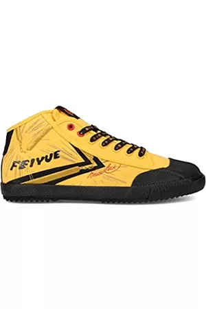 Feiyue Sneakers - Unisex X Bruce Lee 1920 Sneaker, Mittelgelb, schwarz, 43 EU