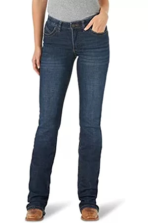 Wrangler Damen Willow Mid Rise Boot Cut Ultimate Riding Jeans, Lovette, 9W x 34L